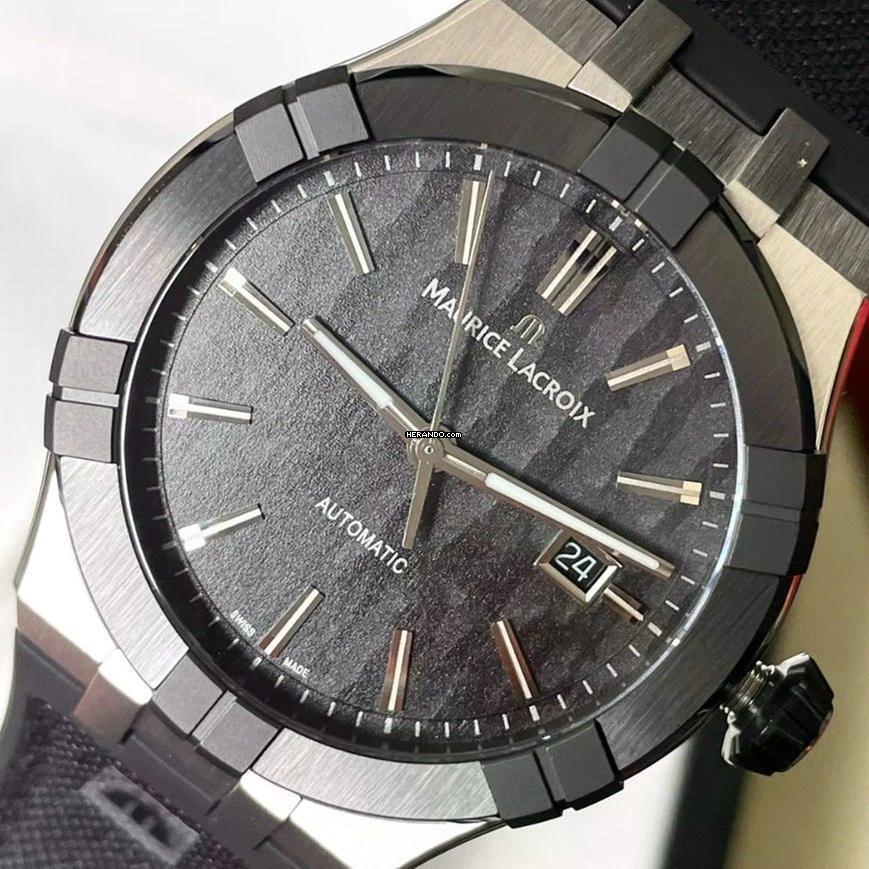 Maurice Lacroix AIKON Aikonic Automatisch 43mm NIEUW VOLLEDIG SET