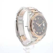 Thumbnail von Rolex Datejust 36 Steel/Everose Oyster Black Roman Sunburst Dial