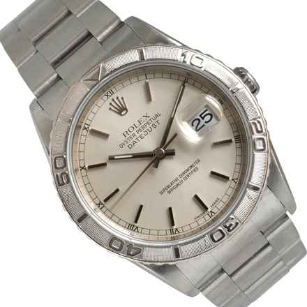  Rolex Datejust Turn-O-Graph Turn-O-Graph 16264 Silver Luminova dial 2003 Full Set TOP Condition 