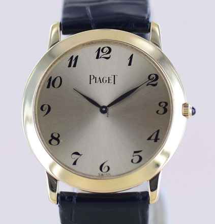  Piaget Altiplano Mecanique 18K Gold Hand Wind Calibre 9P2 Altiplano Dresswatch flat Unisex 