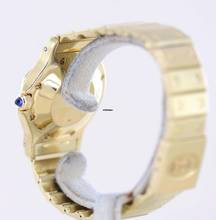Thumbnail von Cartier Santos Octagon 30mm Medium 18K Gold Luxusuhr Automatic rar
