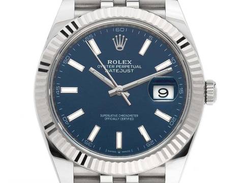  Rolex Datejust 41 Ref.126334 2020 Full Set wie Neu Datejust Stahl 18kt Weißgold 