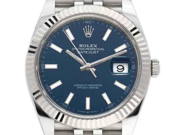  Rolex Datejust 41 Ref.126334 2020 Full Set wie Neu Datejust Stahl 18kt Weißgold 