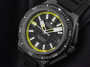 Thumbnail von Zenith Defy El Primero Extreme Diver Ref.97.9600.3620/21.I300 2026 Full Set Ungetragen Defy Extreme Diver El Primero Kautschuk Faltschließe Titan
