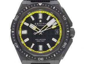 Thumbnail von Zenith Defy El Primero Extreme Diver Ref.97.9600.3620/21.I300 2026 Full Set Ungetragen Defy Extreme Diver El Primero Kautschuk Faltschließe Titan