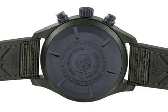 Thumbnail von IWC Fliegeruhr Chronograph Top Gun Keramik / Titan Automatik Ref. IW389106 B&P