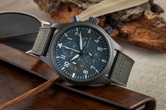 Thumbnail von IWC Fliegeruhr Chronograph Top Gun Keramik / Titan Automatik Ref. IW389106 B&P