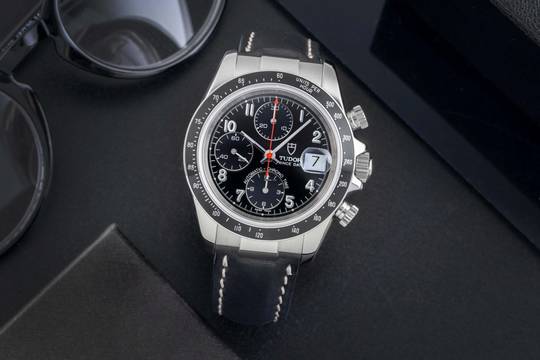  Tudor Prince Date Chronograph Edelstahl Automatik Herrenuhr Ref. 79260P 