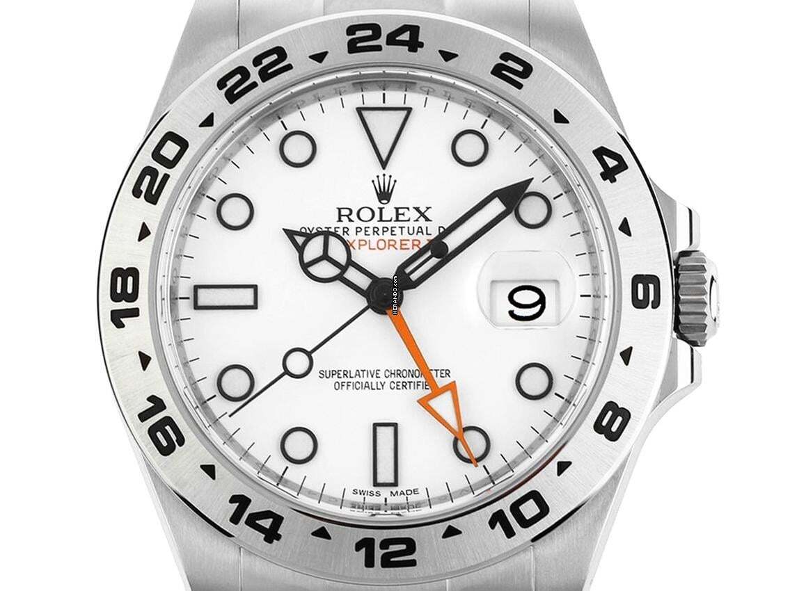 Rolex Explorer II Ref.216570 2020 Full Set wie Neu Vintage Explorer II