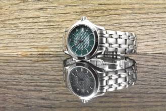 Thumbnail von Omega Seamaster 120 M Jacques Mayol Limited Edition Green Dial - Vintage B&P