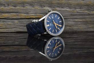 Thumbnail von TAG Heuer Carrera Quartz 39 Blue Dial - Factory Diamond Bezel