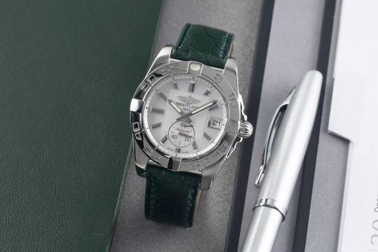  Breitling Galactic 36 MOP Dial Edelstahl Automatik Damenuhr Ref. A37330 