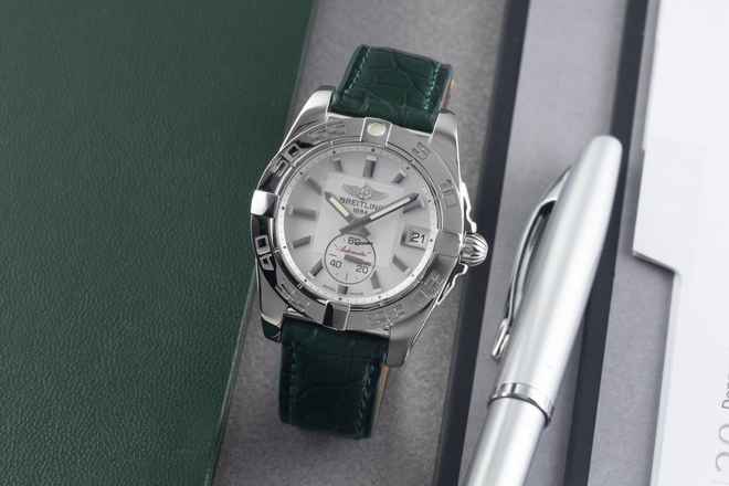  Breitling Galactic 36 MOP Dial Edelstahl Automatik Damenuhr Ref. A37330 