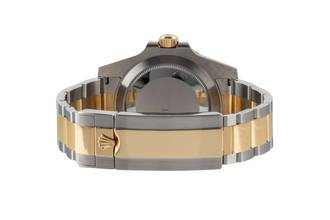 Thumbnail von Rolex Submariner Date acier / or Bluesy réf. 116613LB boîte et papiers 2015