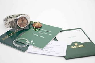 Thumbnail von Rolex Air King 14000M Pink perfect LC100 Fullset F-serie uit eerste eigenaar