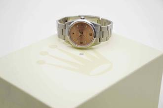 Thumbnail von Rolex Air King 14000M Pink perfect LC100 Fullset F-serie uit eerste eigenaar