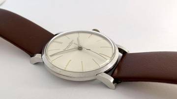 Thumbnail von IWC Handwinding 33.5mm Steel Bauhaus Design Vintage