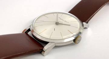 Thumbnail von IWC Handwinding 33.5mm Steel Bauhaus Design Vintage