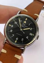 Thumbnail von IWC Portofino Automatic Vintage Portofino 34mm Automatic Automatik Military Black Dial 3513 3513