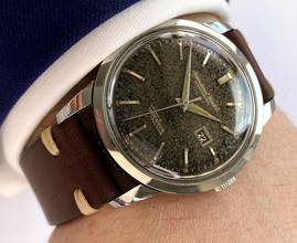 Thumbnail von IWC Ingenieur Automatic Rare Ingenieur Vintage Automatic Automatik ref 666 Black Tropical Stardust Dial 666