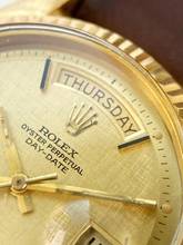 Thumbnail von Rolex Day-Date 36 36mm Vintage Solid Gold Linen Sigma Dial 1803 1803