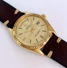 Thumbnail von Rolex Day-Date 36 36mm Vintage Solid Gold Linen Sigma Dial 1803 1803
