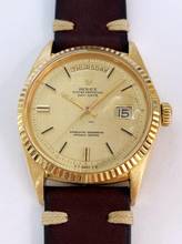 Thumbnail von Rolex Day-Date 36 36mm Vintage Solid Gold Linen Sigma Dial 1803 1803
