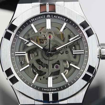 Maurice Lacroix AIKON AUTOMATIC SKELETON NUOVO SET COMPLETO