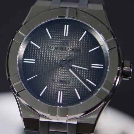 Maurice Lacroix AIKON Automatic 42mm Gunmetal Pvd Edizione Limitata Aikon NUOVO SET COMPLETO