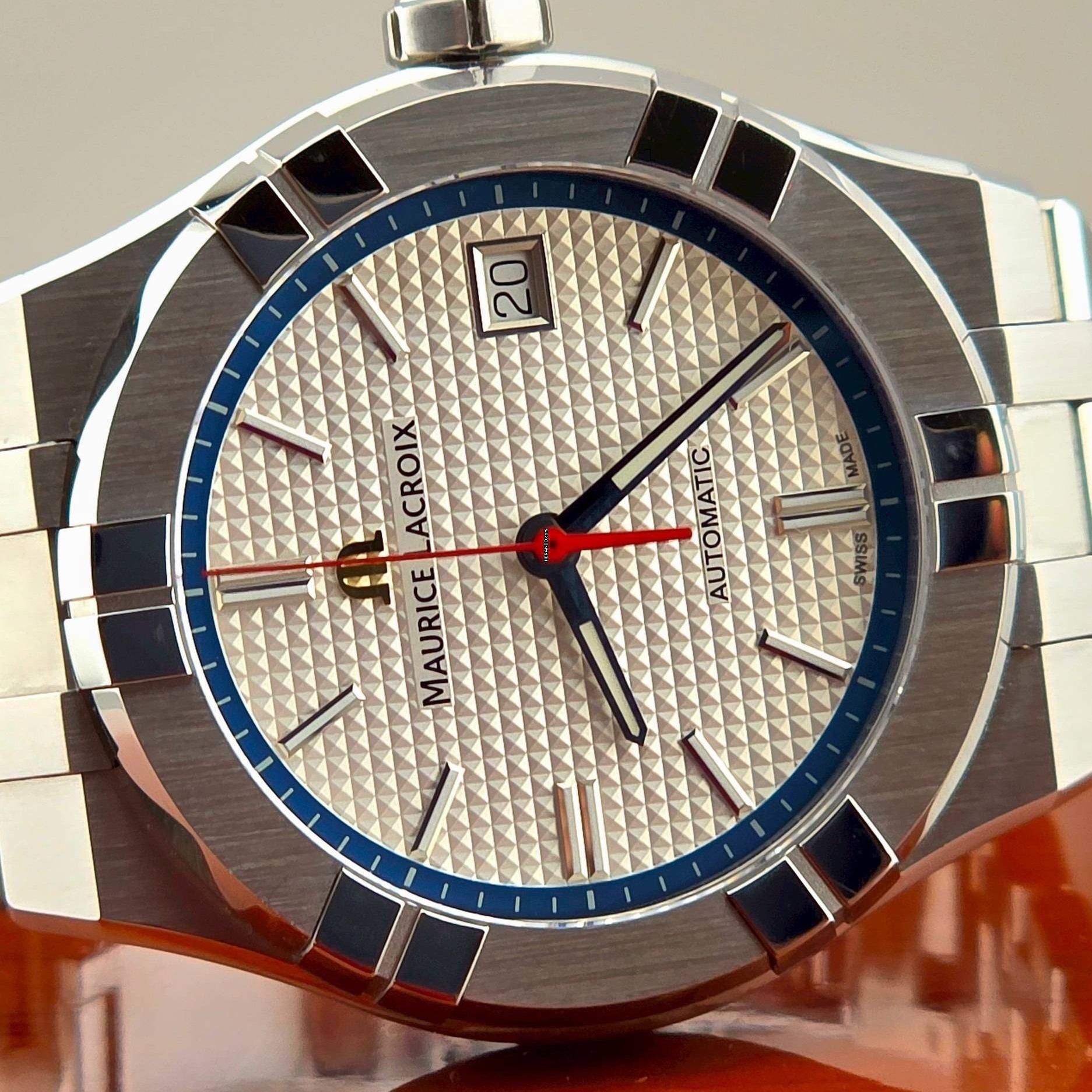 Maurice Lacroix AIKON AUTOMATIC 39MM POND REVIEW EDITION NIEUW VOLLEDIG SET