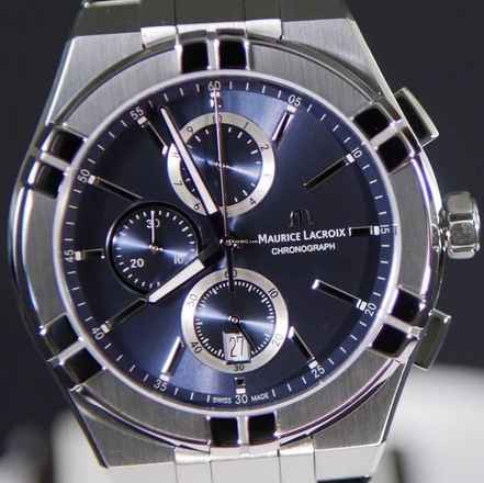 Maurice Lacroix AIKON QUARTZ CHRONOGRAPH NUOVO SET COMPLETO