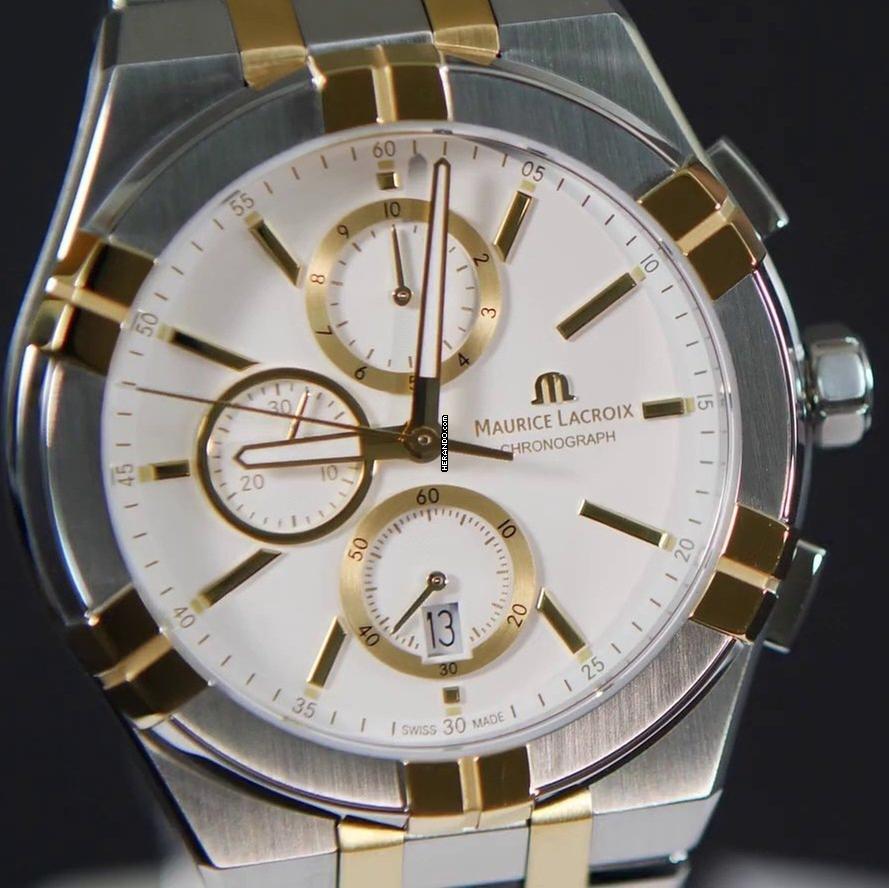 Maurice Lacroix AIKON QUARTZ CHRONOGRAPH NIEUW VOLLEDIGE SET