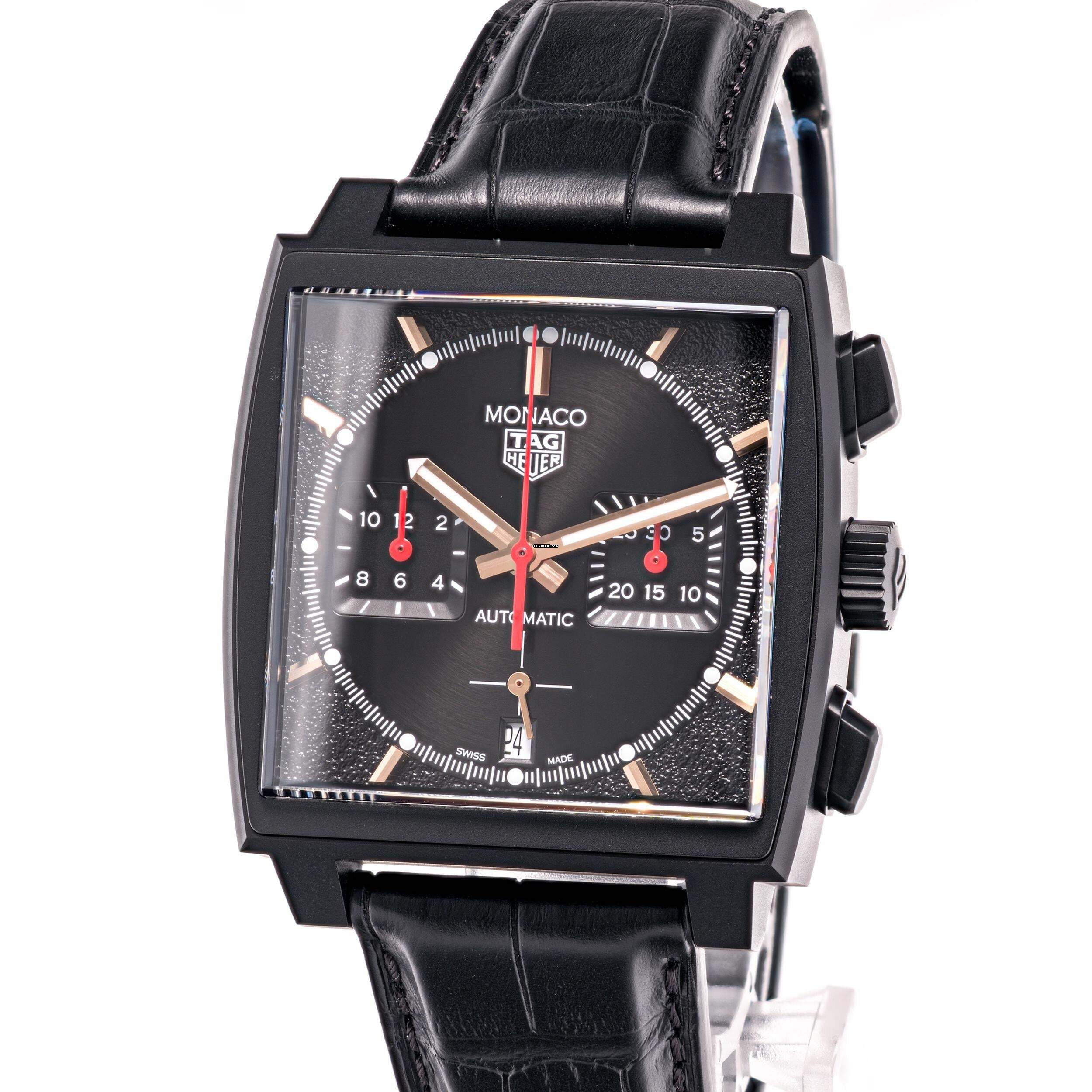 TAG Heuer Monaco Dark Lord – CBL2180.FC6497 – NEW & Unworn – 03/2026 Full Set