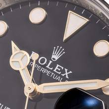 Thumbnail von Rolex Submariner Date 40 Steel Gold Black – 116613LN – like NEW – 12/2017 Full Set Lc100