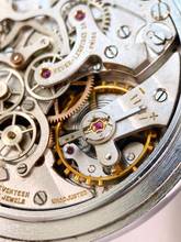 Thumbnail von Tegoroczny vintage zegarek kieszonkowy z chronografem stal 52mm zegarek kieszonkowy stalowy zegarek na torbę