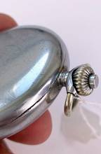 Thumbnail von Tegoroczny vintage zegarek kieszonkowy z chronografem stal 52mm zegarek kieszonkowy stalowy zegarek na torbę