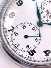 Thumbnail von Tegoroczny vintage zegarek kieszonkowy z chronografem stal 52mm zegarek kieszonkowy stalowy zegarek na torbę