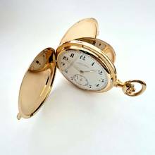 Thumbnail von A. Lange & Söhne pocket watch 1 A version manual winding 750/000 gold 53 mm 1928 Savonette