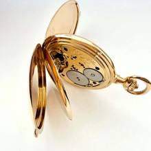 Thumbnail von A. Lange & Söhne pocket watch 1 A version manual winding 750/000 gold 53 mm 1928 Savonette