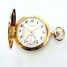 Thumbnail von A. Lange & Söhne pocket watch 1 A version manual winding 750/000 gold 53 mm 1928 Savonette