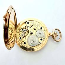Thumbnail von A. Lange & Söhne pocket watch 1 A version manual winding 750/000 gold 53 mm 1928 Savonette