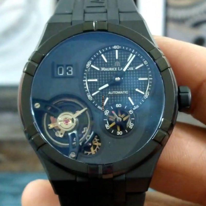 Maurice Lacroix AIKON Master Grand Date Black NOWY PEŁNY ZESTAW