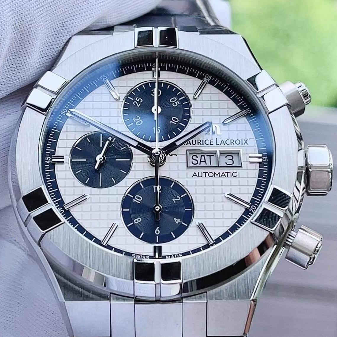 Maurice Lacroix AIKON Kronograf YENİ TAM SET