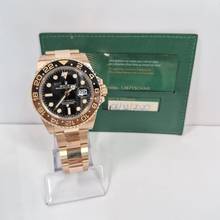 Thumbnail von Rolex GMT-Master II Rootbeer Ouro Rosé 40mm Automatyczny Kompletny