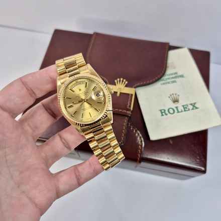 Rolex Day-Date 36 Presidente z żółtego złota Automatyczny Kompletny