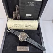 Thumbnail von Panerai Luminor 1950 Left-hand Chrono-Monopulsante 8 Days 47mm Complete Winding