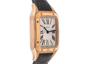 Thumbnail von Cartier Santos Dumont MM Medium Modell Ref.WGSA0022 2025 Full Set Ungetragen Santos-Dumont MM Medium Modell 18kt Roségold