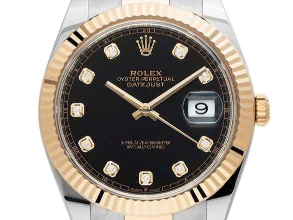  Rolex Datejust 41 Ref.126333 2022 Full Set wie Neu Datejust Diamanten 