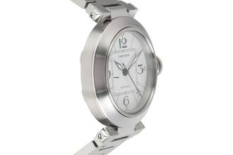 Thumbnail von Cartier Pasha C Stahl Automatik White Dial Herrenuhr Ref. W31074M7 Klassiker