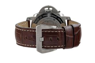 Thumbnail von Panerai Luminor 1950 10 Days GMT Stahl Automatik Herrenuhr Ref. PAM00270 B&P